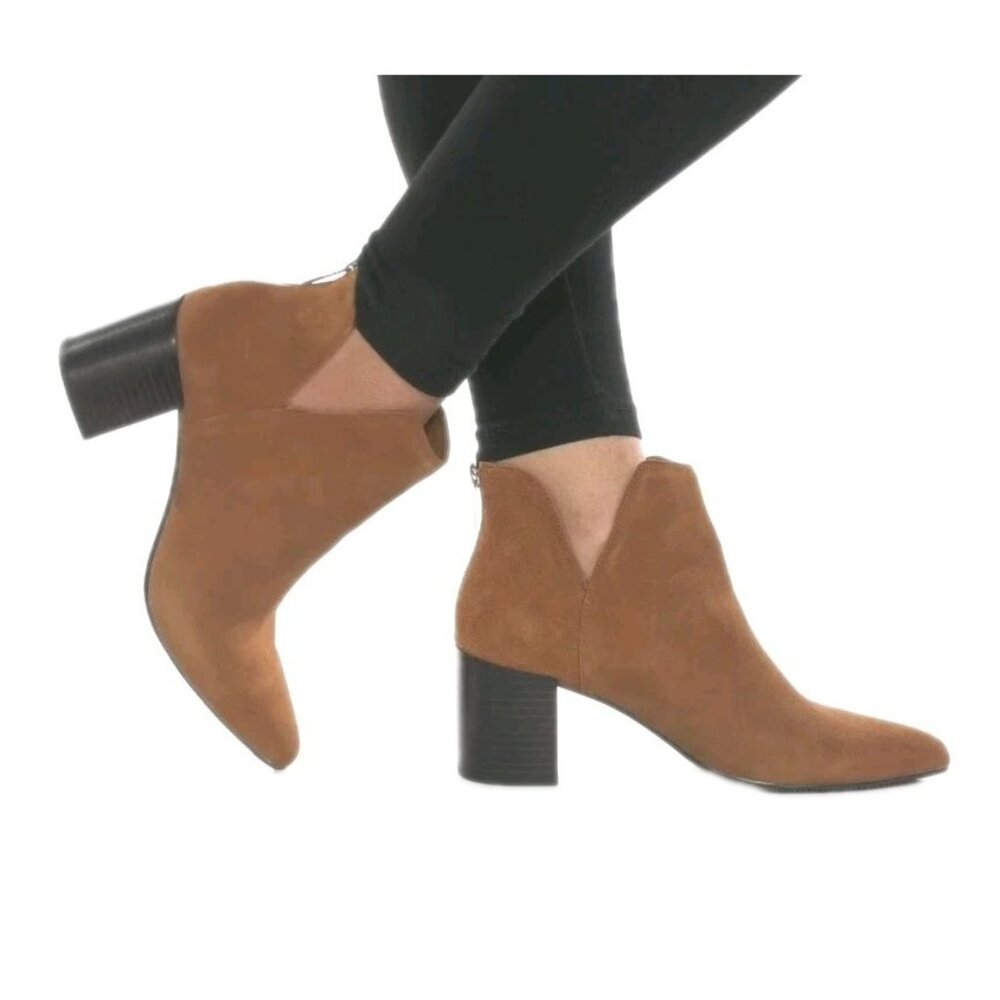 Blondo Tanner Boots Womens 9.5 Waterproof Block Heel Ankle Winter Bootie